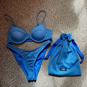 Sparkly Marina Triangle Bikini